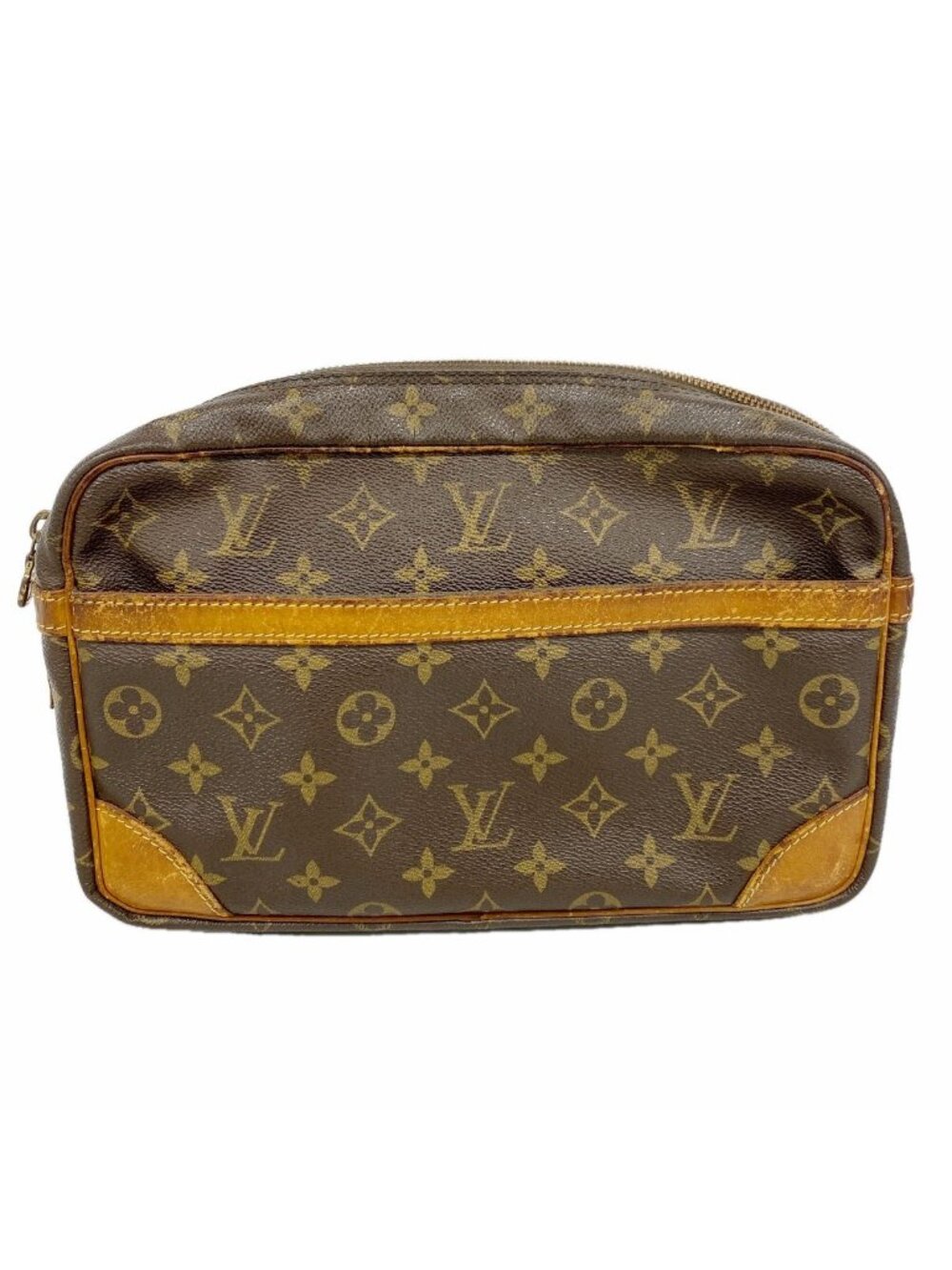 Louis Vuitton Clutch Monogram Compiegne 28 Brown